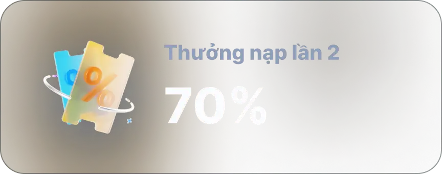 thưởng nạp lần 2